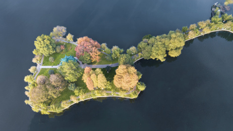 中国湖北武汉东湖风景区听涛景区