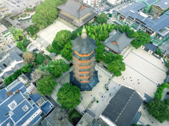 江西省南昌市绳金塔航拍