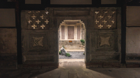 四川成都温江清代特色川西民居陈家桅杆