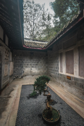 四川成都温江清代特色川西民居陈家桅杆