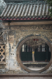 四川成都温江清代特色川西民居陈家桅杆