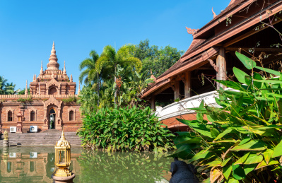 云南西双版纳傣族建筑