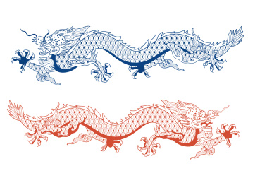 中国风中国龙