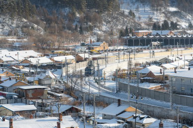 中国黑龙江海林地区横道河子镇风光