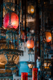 浙江金华东阳卢宅景区木雕古建人文风景