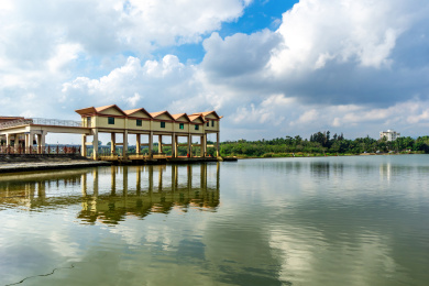 海南琼海万泉河水坝