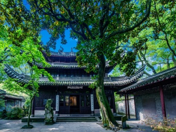 浙江宁波天一阁“南国书城”尊经阁