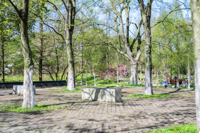 长沙园林生态园春季风光