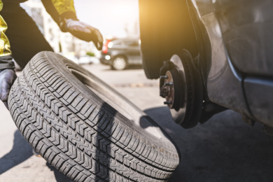 汽车修理厂轮胎更换服务