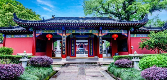龙虎山上清古镇嗣汉天师府道院宗教建筑