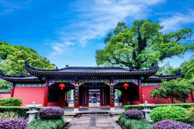 龙虎山上清古镇嗣汉天师府道院宗教建筑