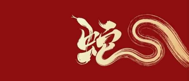 蛇书法艺术抽象字体插图