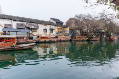 苏州市平江路初春风光