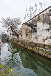 苏州市平江路初春风光