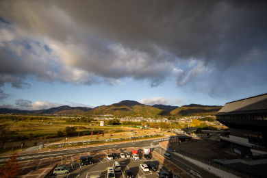 亚洲日本京都府龟冈的城市风光