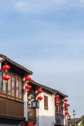 苏州市姑苏区山塘街春季风光