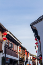 苏州市姑苏区山塘街春季风光