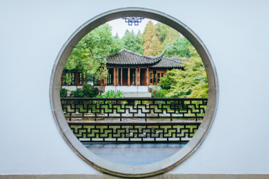 杭州西湖风景区郭庄风光