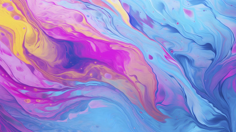 艺术彩虹迷幻油彩抽象图形海报网页背景