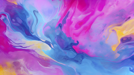 艺术彩虹迷幻油彩抽象图形海报网页背景