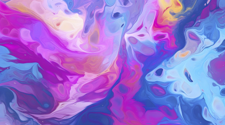 艺术彩虹迷幻油彩抽象图形海报网页背景