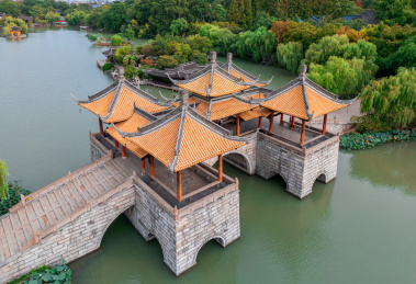 江苏省扬州市瘦西湖五亭桥