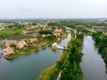 航拍2024成都世界园艺博览会郫都分会场