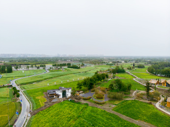 航拍2024成都世界园艺博览会郫都分会场