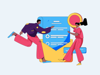 为汽车购买保险扁平人物矢量概念运营插画