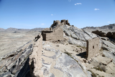 甘肃酒泉：明水东大泉军事要塞遗址