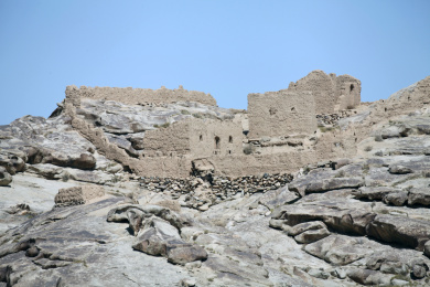 甘肃酒泉：明水东大泉军事要塞遗址