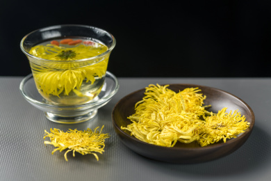 具有清肝明目功效的菊花茶特写