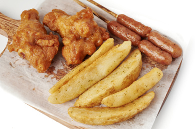 油炸小食拼盘