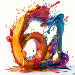 3d图标蜜蜡感数字61