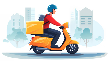 骑手送外卖