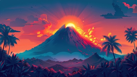 火山风景