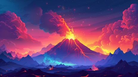 火山风景