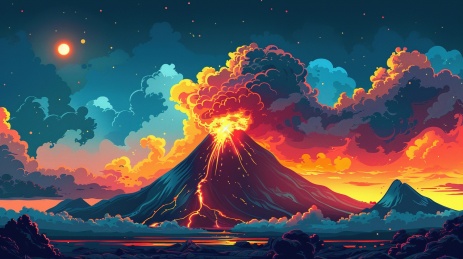 火山风景