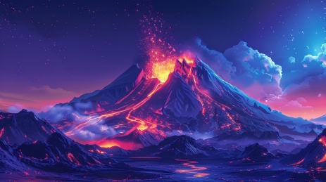 火山风景