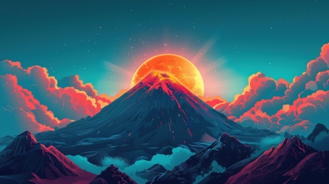火山风景