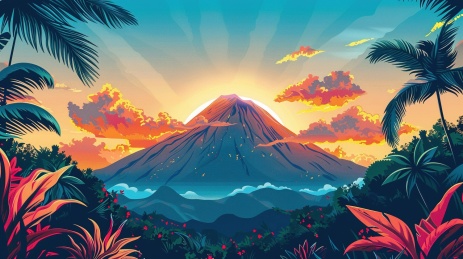 火山风景