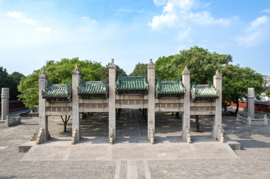 中国河南省安阳市袁林景区牌楼（袁世凯墓）