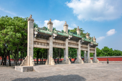 中国河南省安阳市袁林景区牌楼（袁世凯墓）