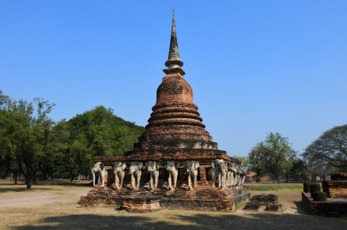 泰国素可泰历史公园 索拉萨克寺