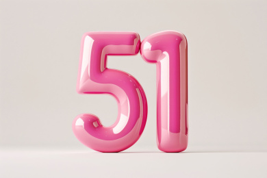 五一劳动节数字三维渲染3D立体数字插图