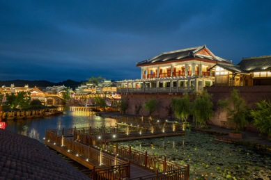 李庄古镇夜景