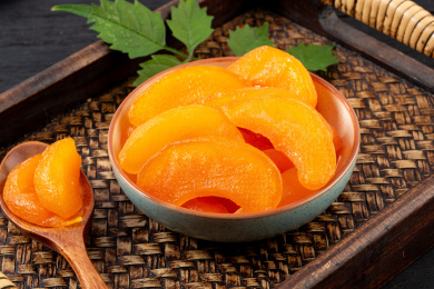 黄桃干果干休闲食品