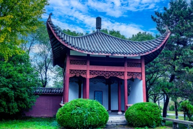 湖南岳阳君山岛洞庭庙