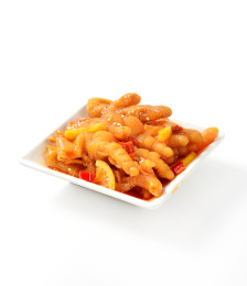 无骨鸡爪椒麻贡菜大杂烩