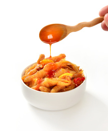 无骨鸡爪椒麻贡菜大杂烩